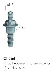 Titanium O-Ball Abutments